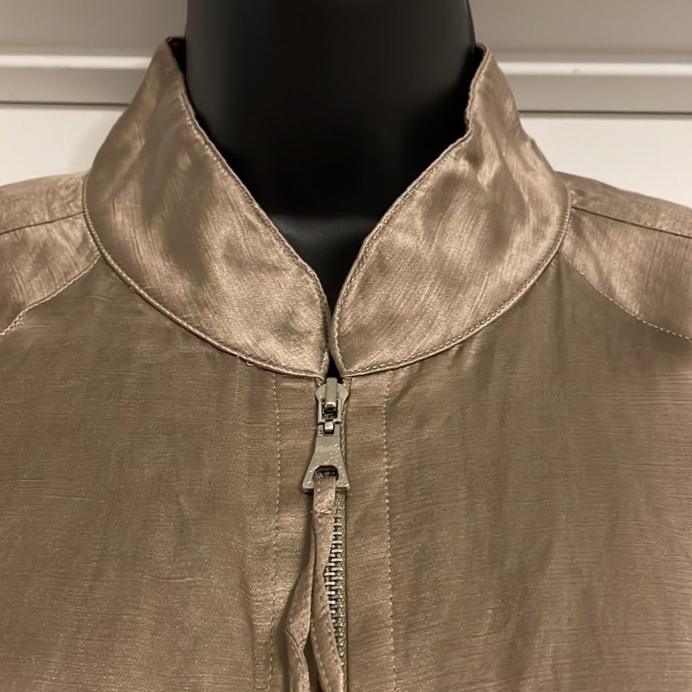 Silk Bomber Jacket - image 2